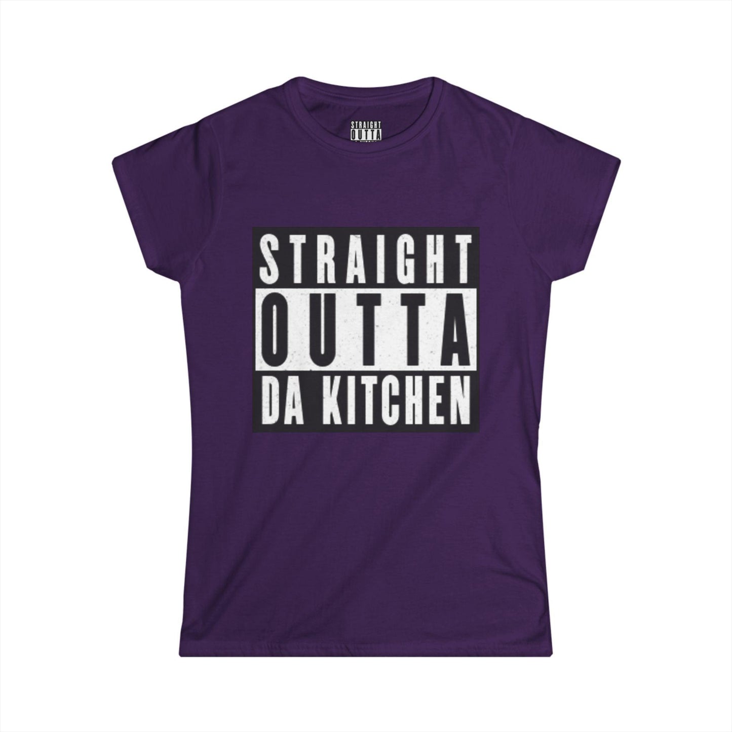 "Straight Outta Da Kitchen" Pickleball Women's Softstyle Tee – Super Soft, Lightweight, Athletic Fit
