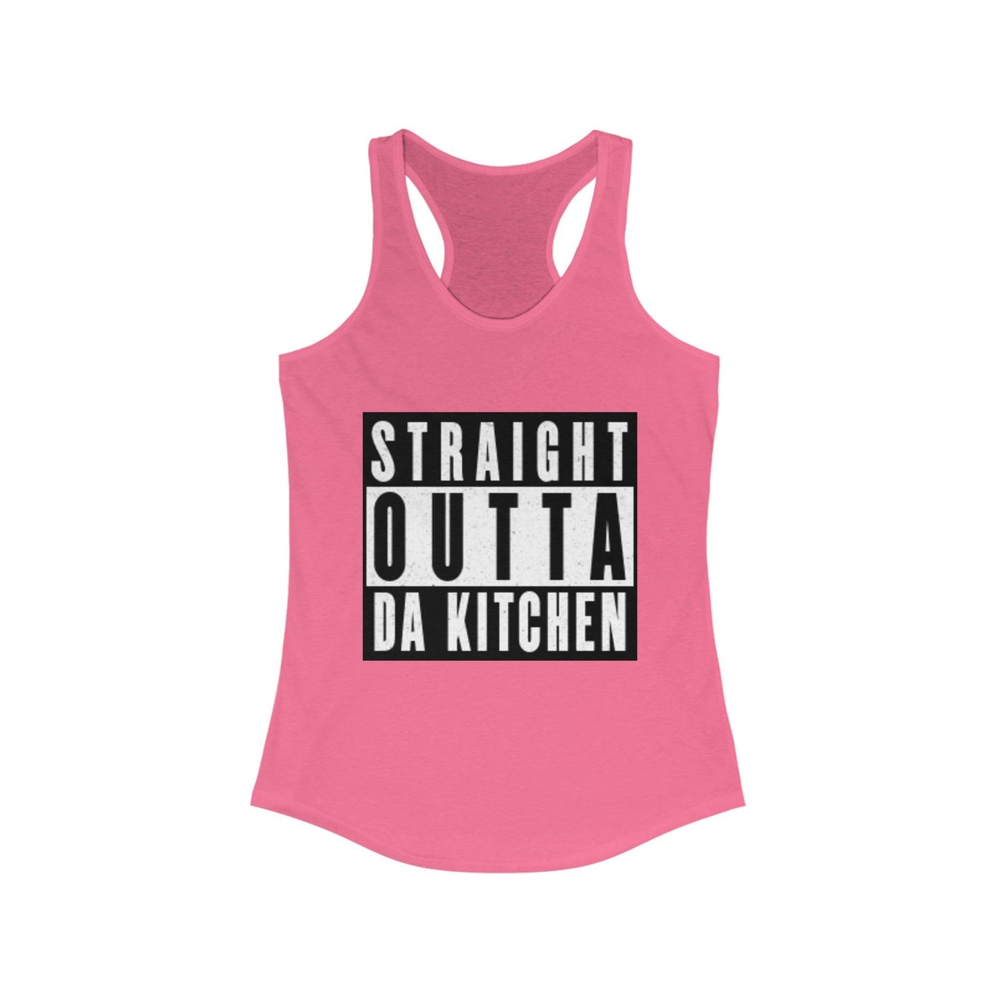 "Straight Outta Da Kitchen" Women's Ideal Racerback Pickleball Tank | Lightweight for Active Pickleball Lifestyle | 6 Sizes, 17 Colors