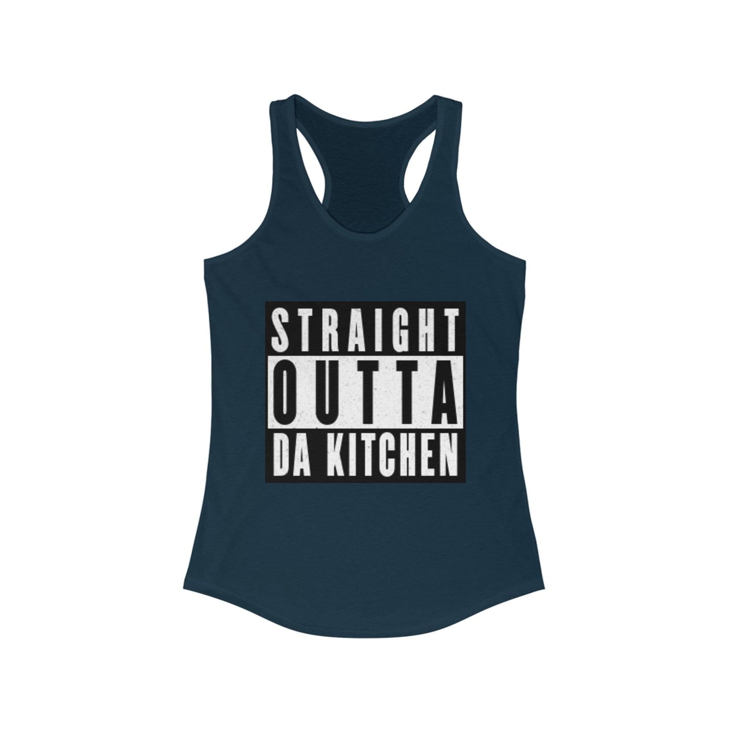 "Straight Outta Da Kitchen" Women's Ideal Racerback Pickleball Tank | Lightweight for Active Pickleball Lifestyle | 6 Sizes, 17 Colors