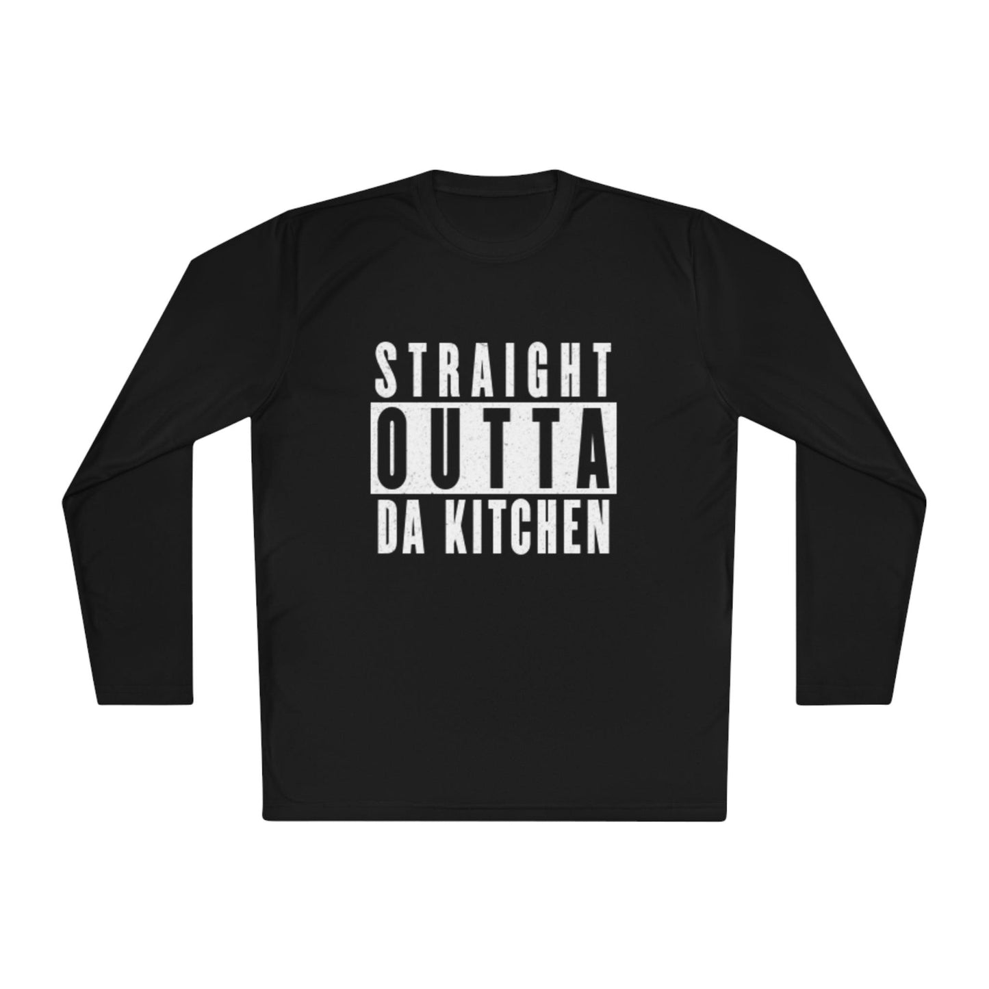 "Straight Outta Da Kitchen" Men's Long Sleeve Pickleball Tee