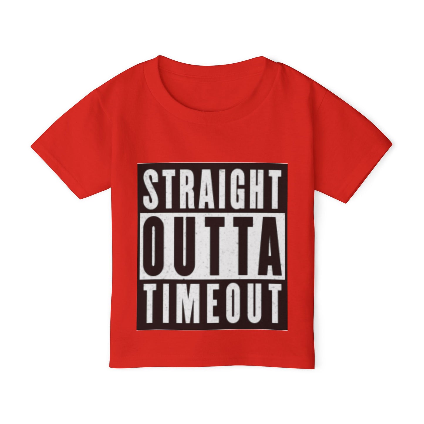 "Straight Outta Timeout" Toddler T-shirt - 6 Colors