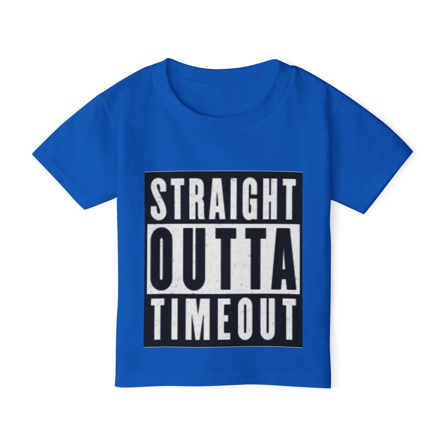 "Straight Outta Timeout" Toddler T-shirt - 6 Colors