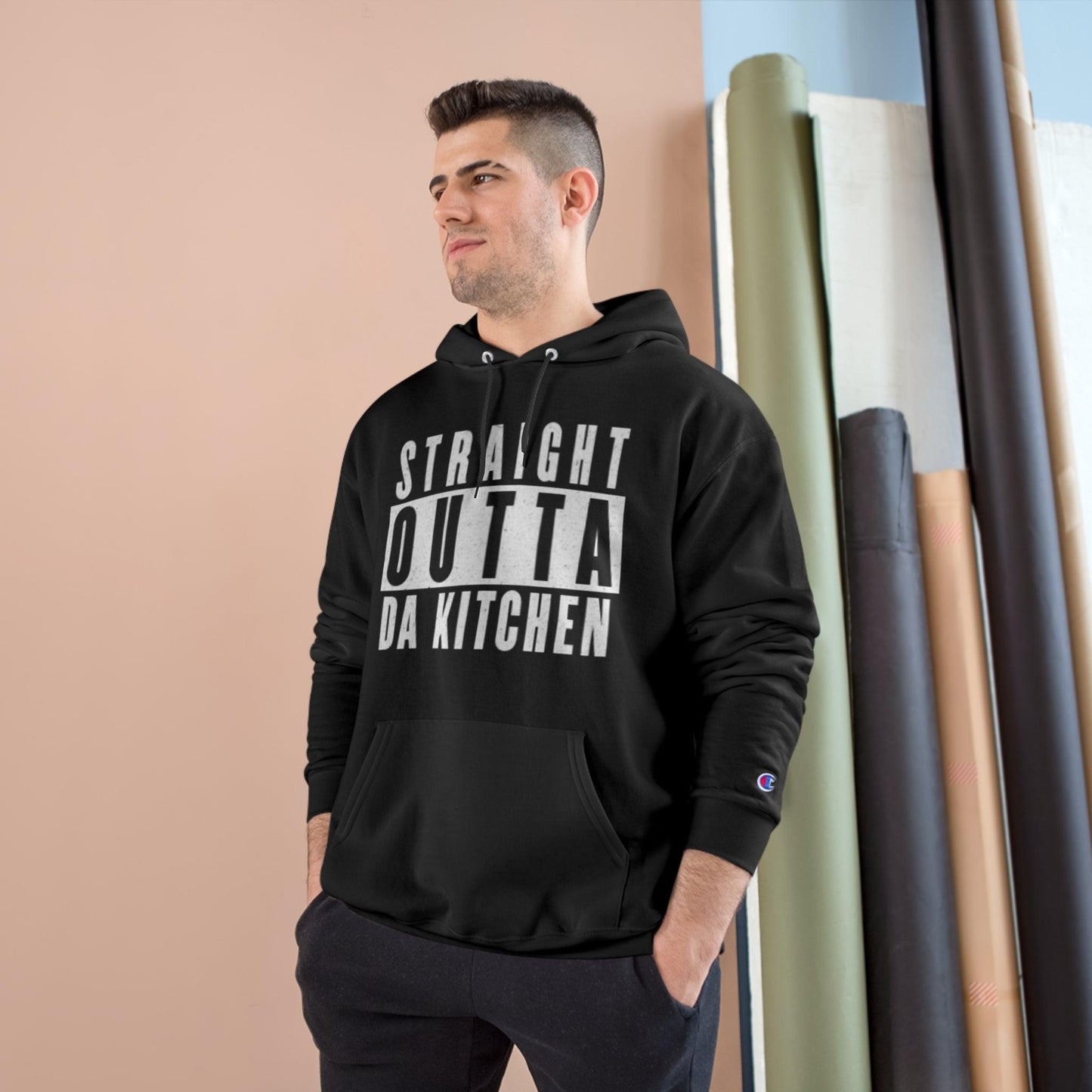 "Straight Outta Da Kitchen" Pickleball Men's Champion Hoodie | 10 Colors, S to 3XL