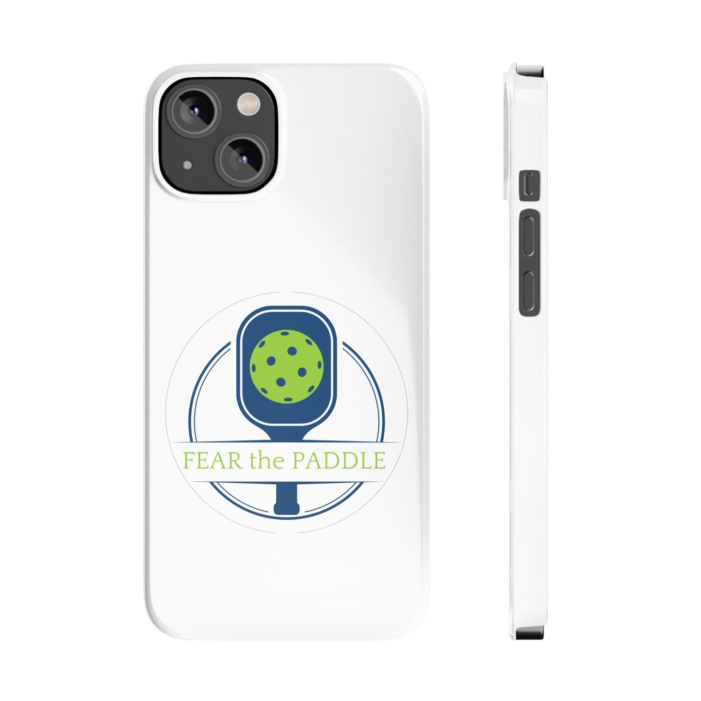 "Fear the Paddle" Slim Phone Case | White | Fits iPhone 15 and iPhone 14 Models