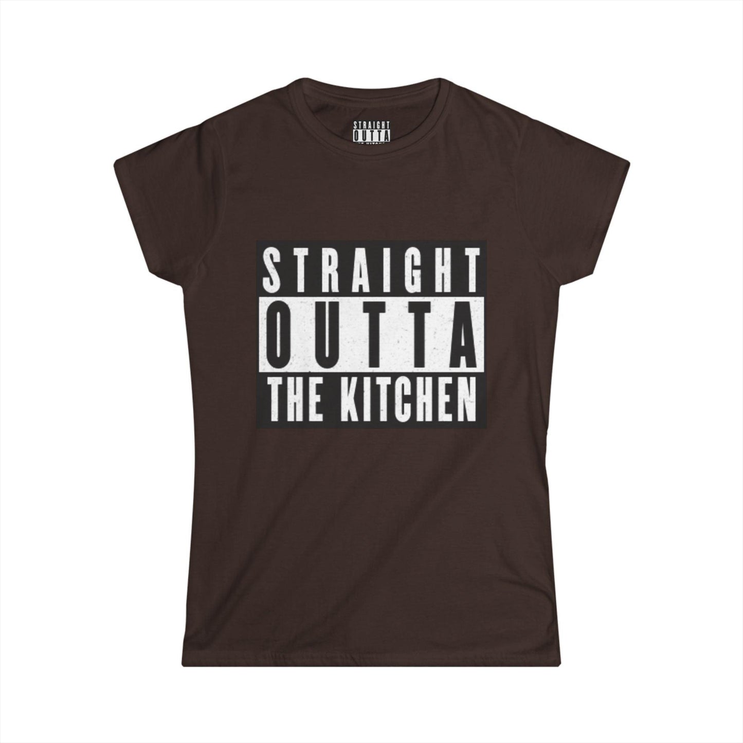 "Straight Outta The Kitchen" Pickleball Women's Softstyle Tee – Super Soft, Lightweight, Athletic Fit