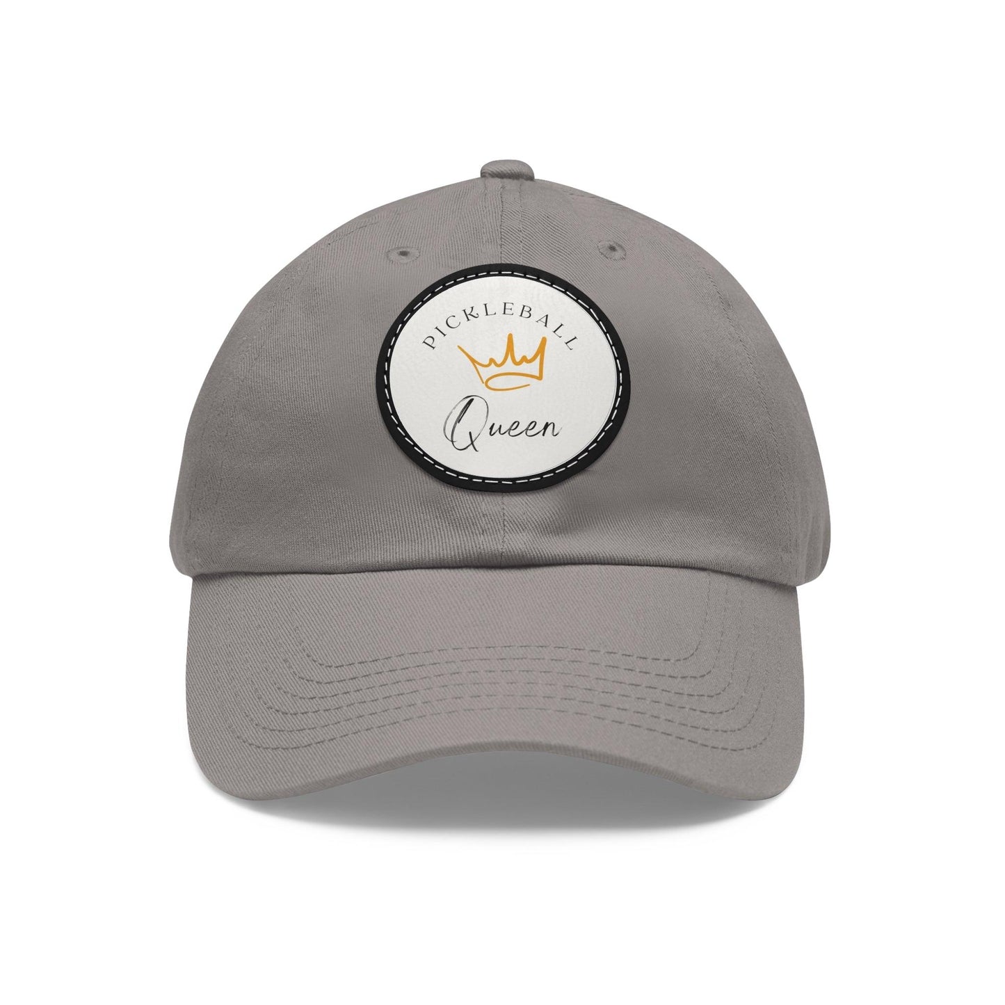 "Pickleball Queen" Pickleball Dad Hat with Round Leather Patch