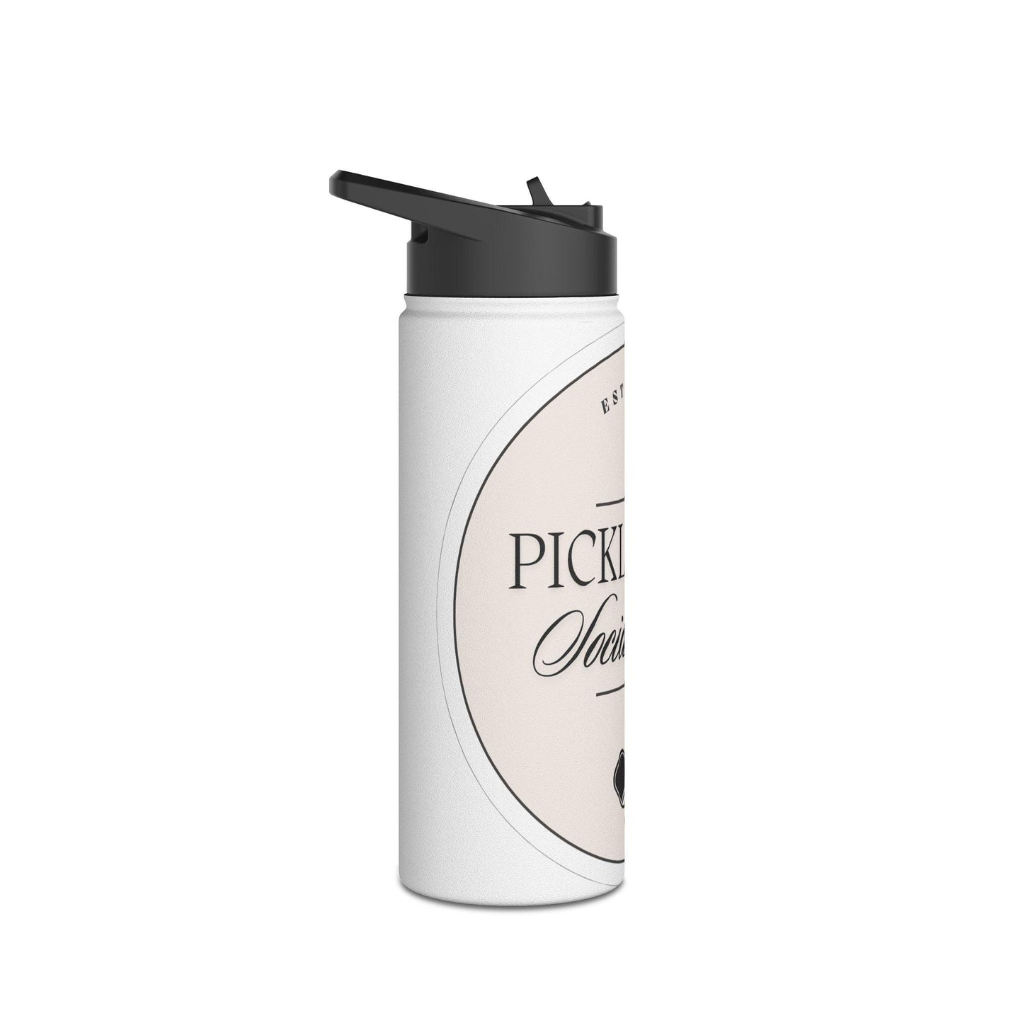 Water Bottle - "Pickleball Social Club" Pickleball Design