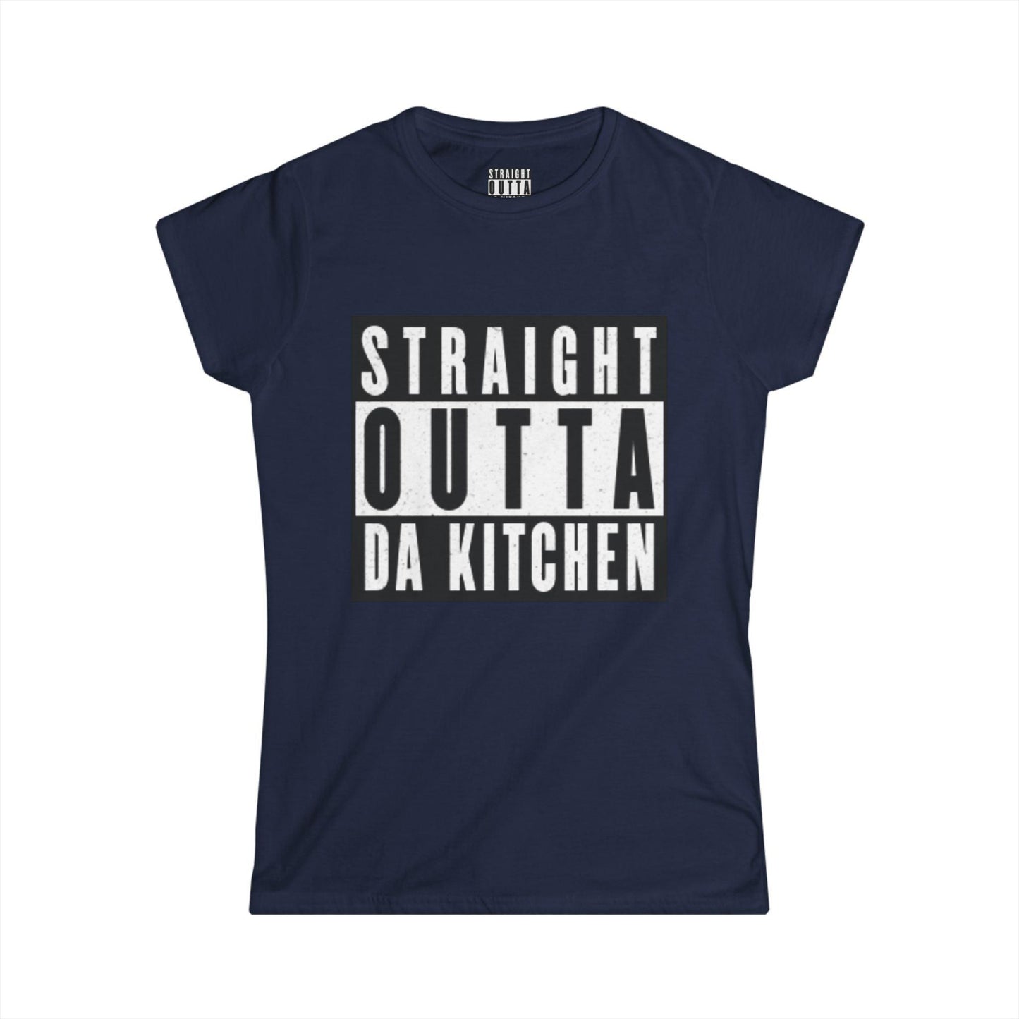 "Straight Outta Da Kitchen" Pickleball Women's Softstyle Tee – Super Soft, Lightweight, Athletic Fit