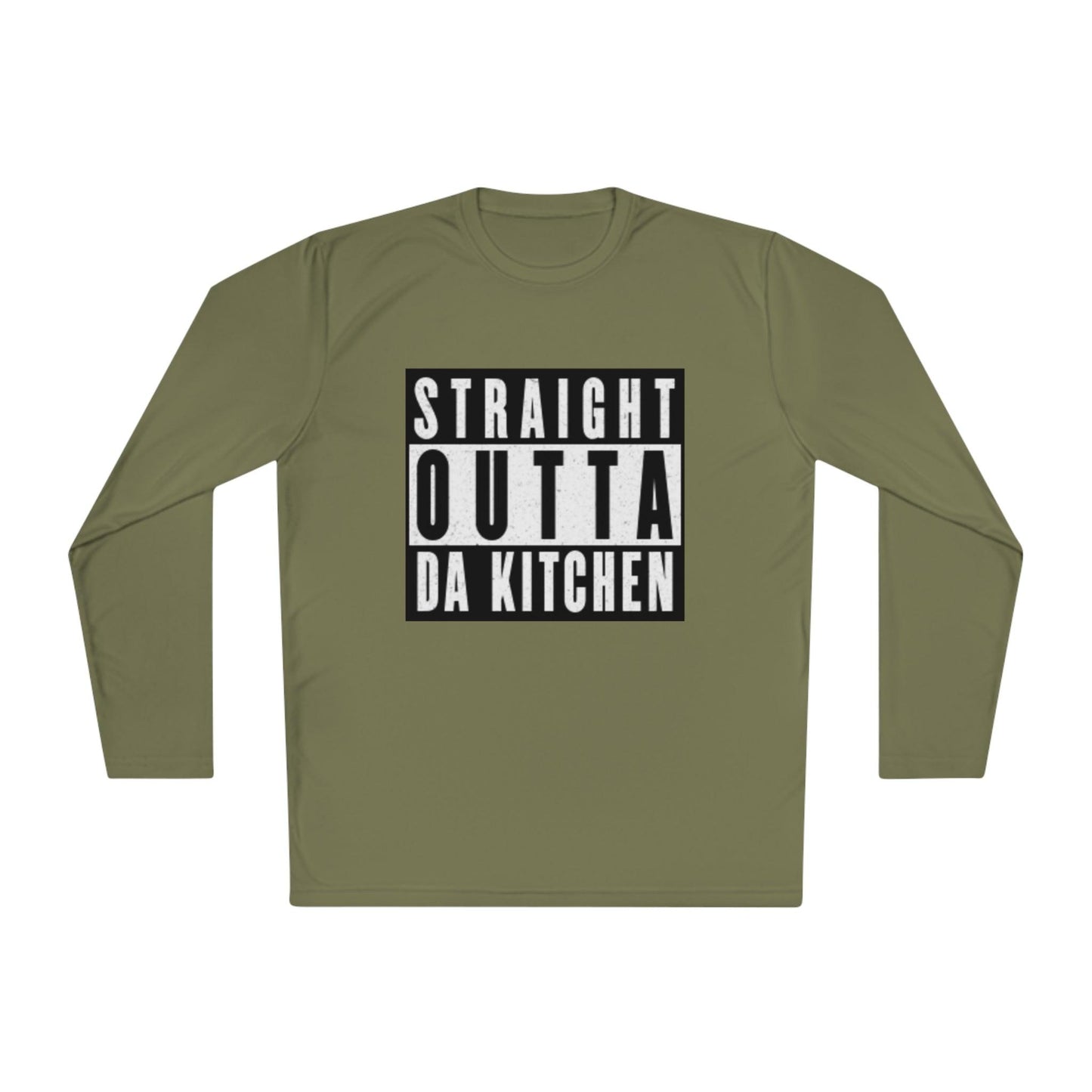 "Straight Outta Da Kitchen" Men's Long Sleeve Pickleball Tee