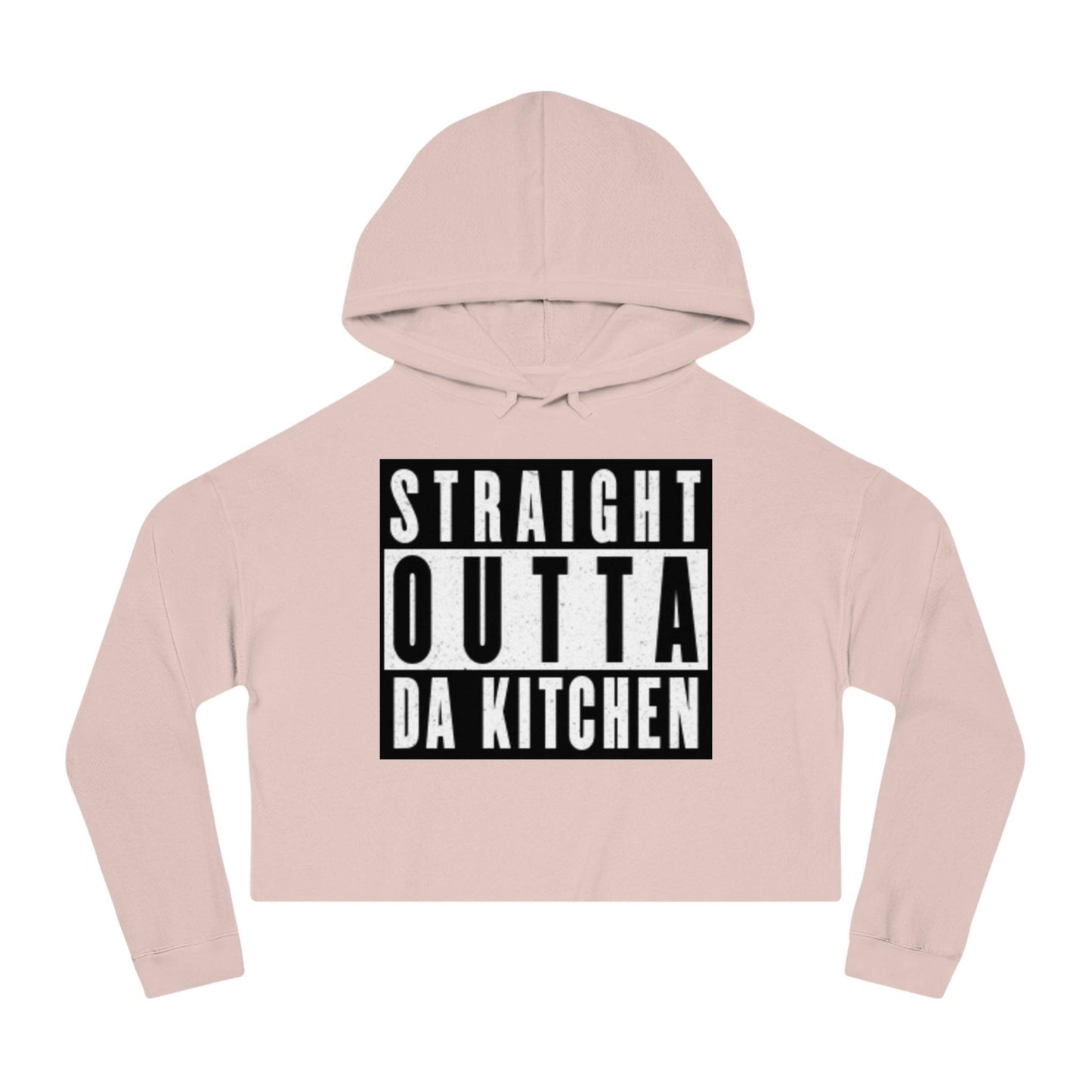 "Straight Outta Da Kitchen" Women's Cropped Pickleball Hoodie | Relaxed, Cropped Fit | 6 Sizes, 8 Colors