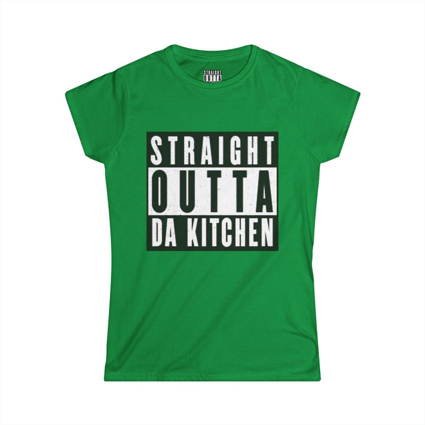 "Straight Outta Da Kitchen" Pickleball Women's Softstyle Tee – Super Soft, Lightweight, Athletic Fit