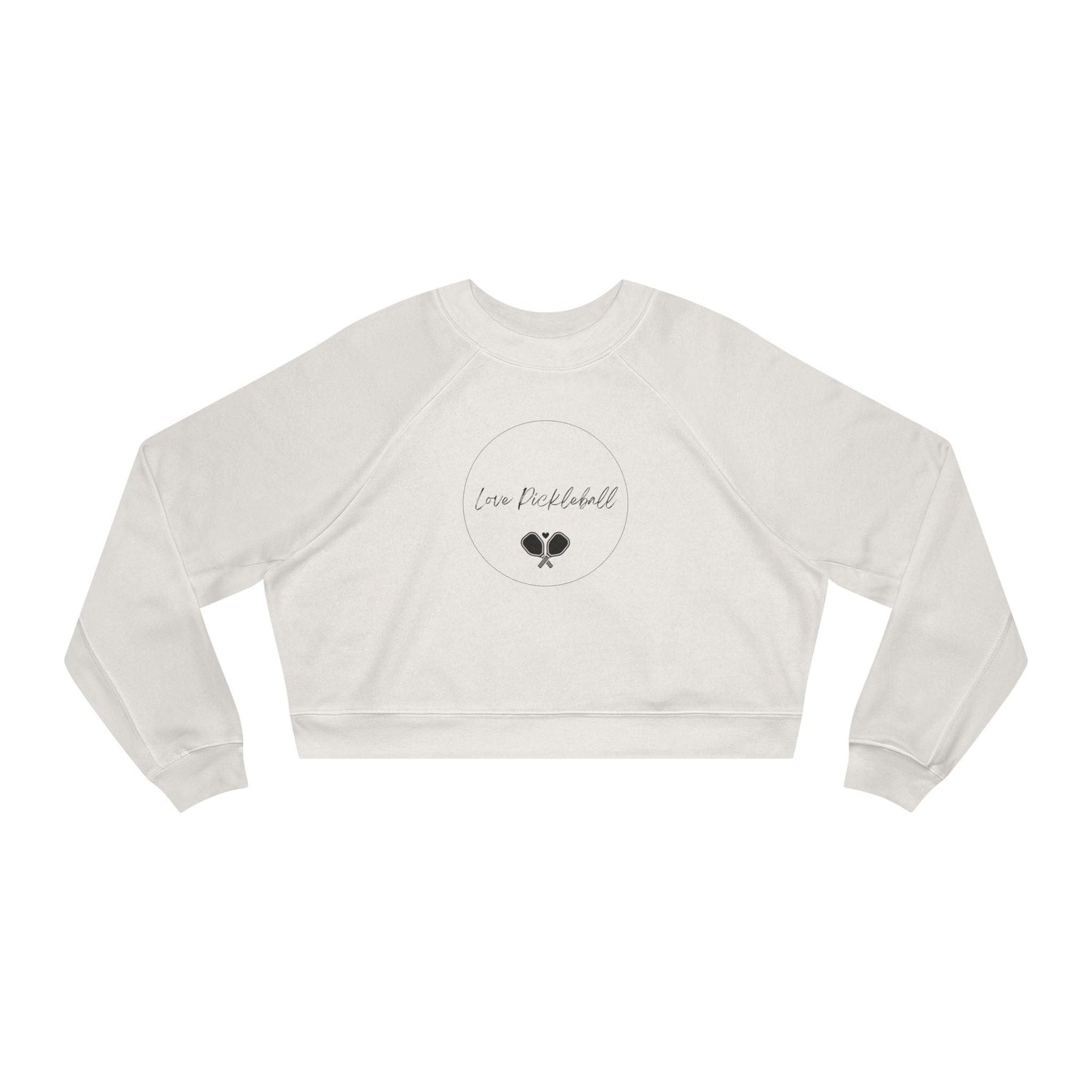 "Love Pickleball" Women's Cropped Sweatshirt | 2 Colors