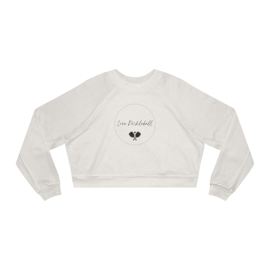 "Love Pickleball" Women's Cropped Sweatshirt | 2 Colors