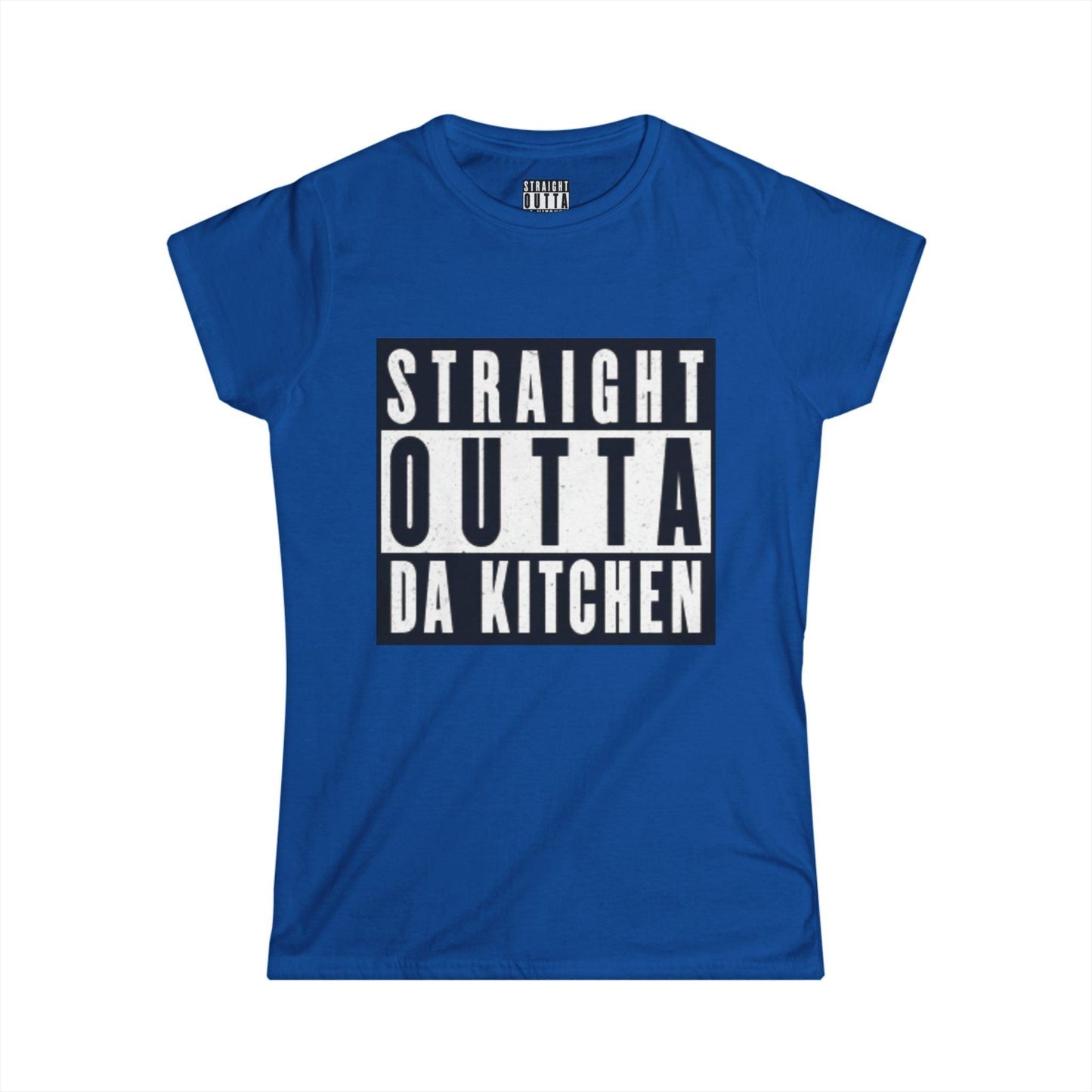 "Straight Outta Da Kitchen" Pickleball Women's Softstyle Tee – Super Soft, Lightweight, Athletic Fit
