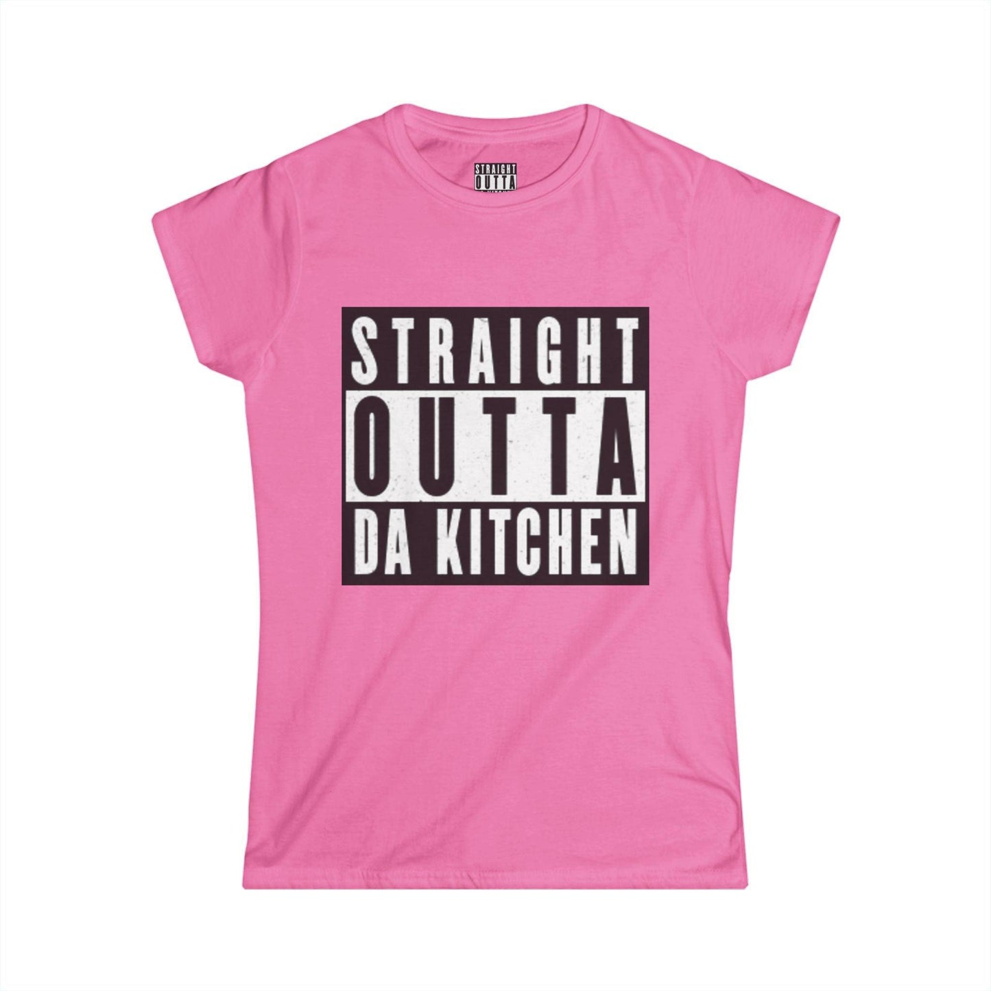 "Straight Outta Da Kitchen" Pickleball Women's Softstyle Tee – Super Soft, Lightweight, Athletic Fit