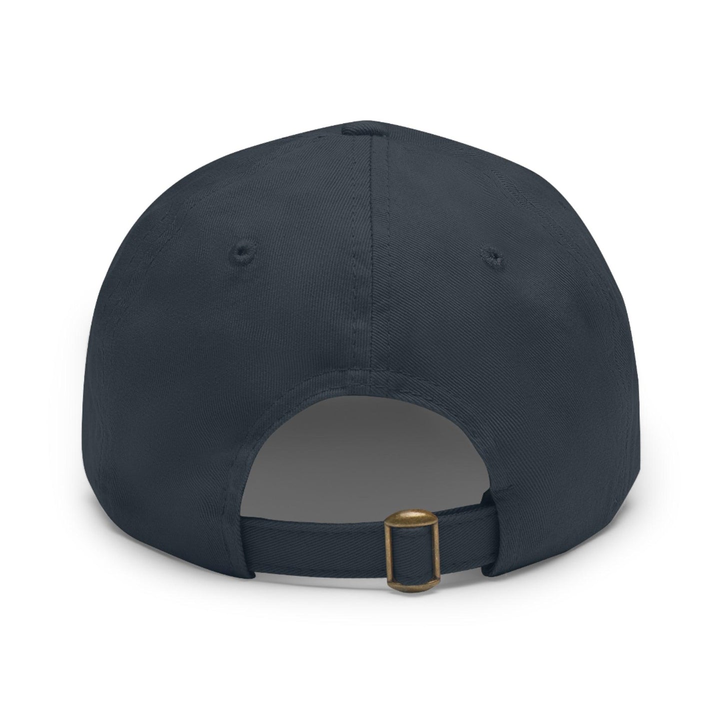 "Pickleball Vibes" Pickleball Dad Hat with Round Leather Patch