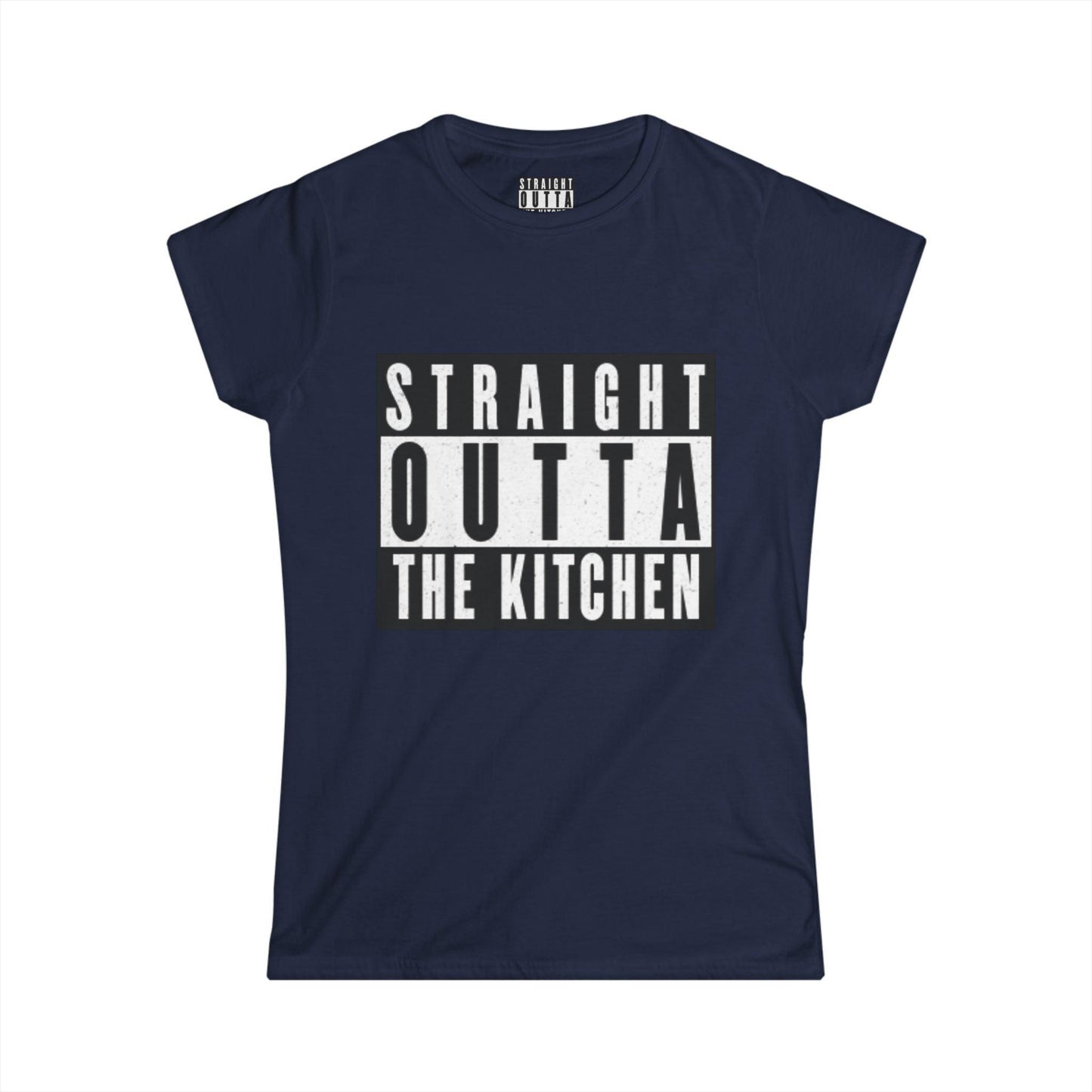"Straight Outta The Kitchen" Pickleball Women's Softstyle Tee – Super Soft, Lightweight, Athletic Fit