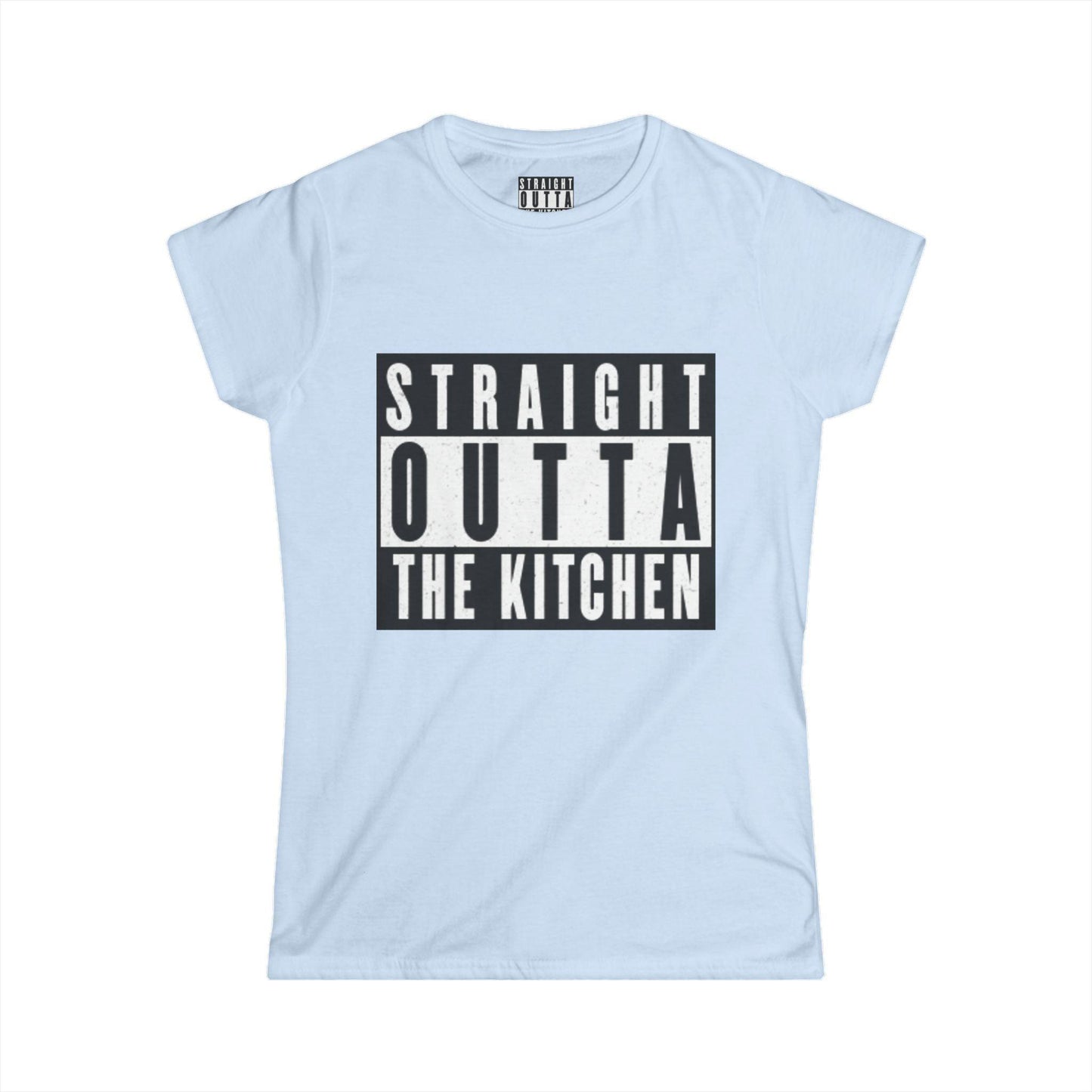 "Straight Outta The Kitchen" Pickleball Women's Softstyle Tee – Super Soft, Lightweight, Athletic Fit