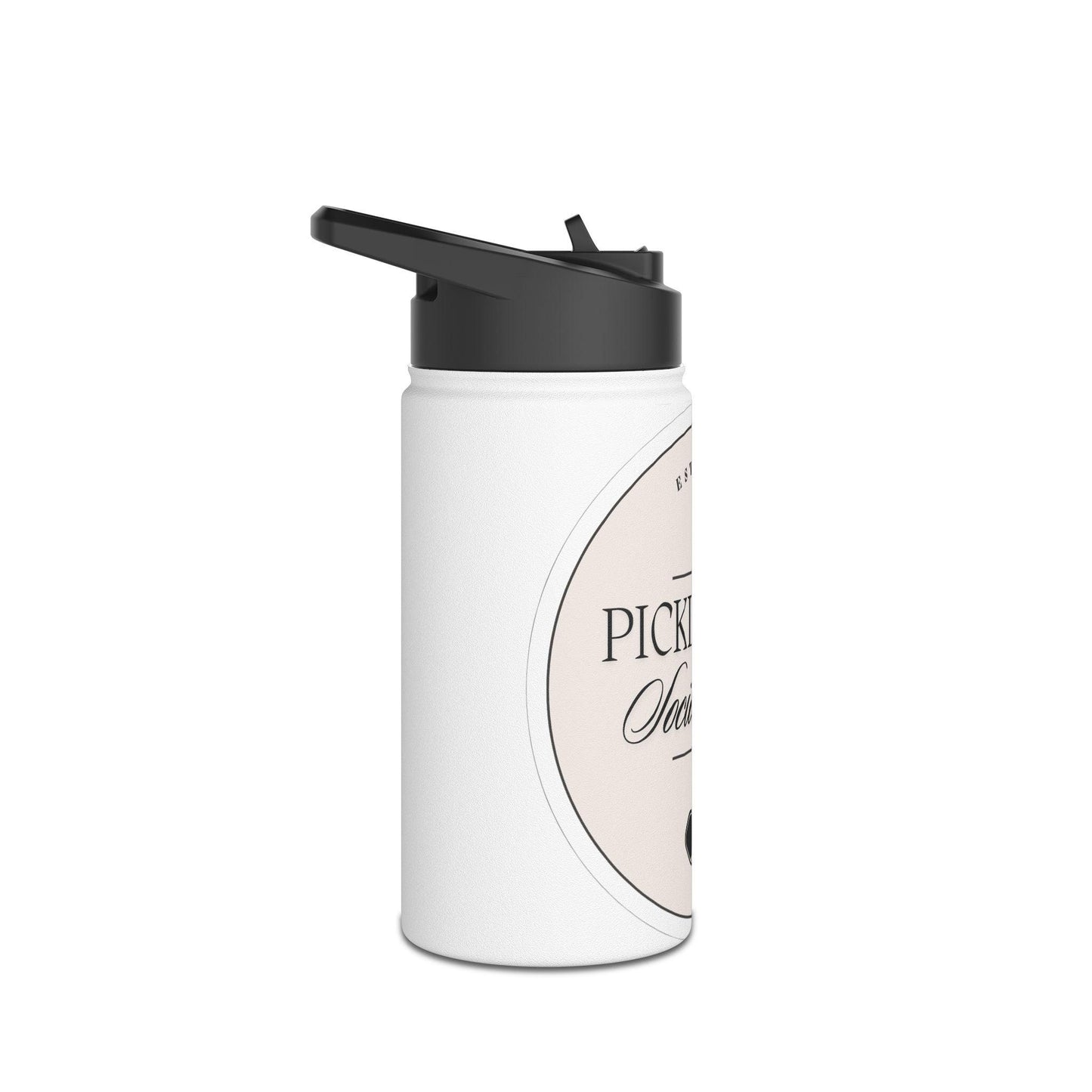 Water Bottle - "Pickleball Social Club" Pickleball Design