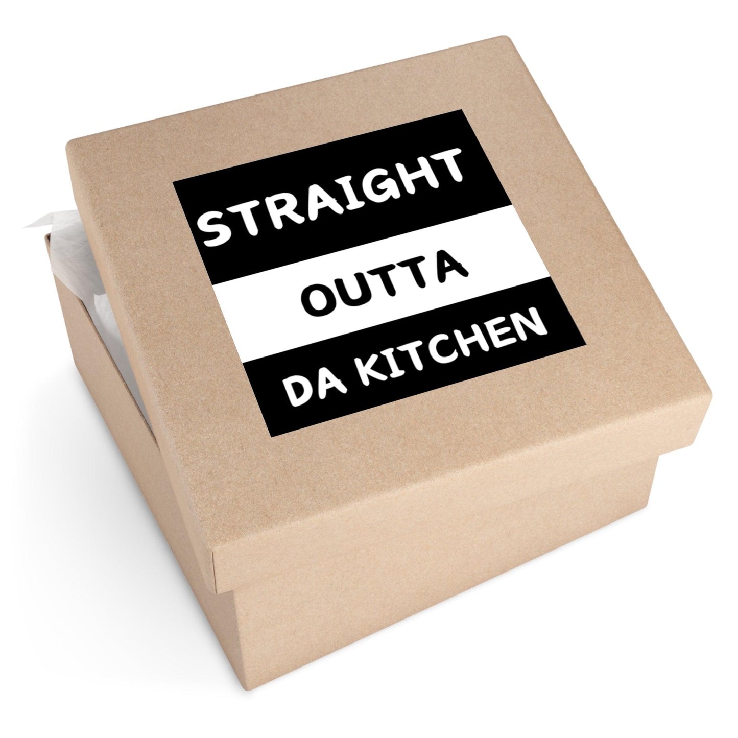"Straight Outta Da Kitchen" Pickleball Sticker | Durable Vinyl Decal for Paddles, Bottles, Laptops, Cars | Available in 2" to 6" Sizes | Indoor/Outdoor Use