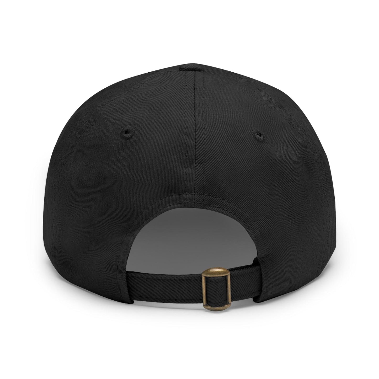 "The Ball Never Lies" Pickleball Dad Hat with Round Leather Patch