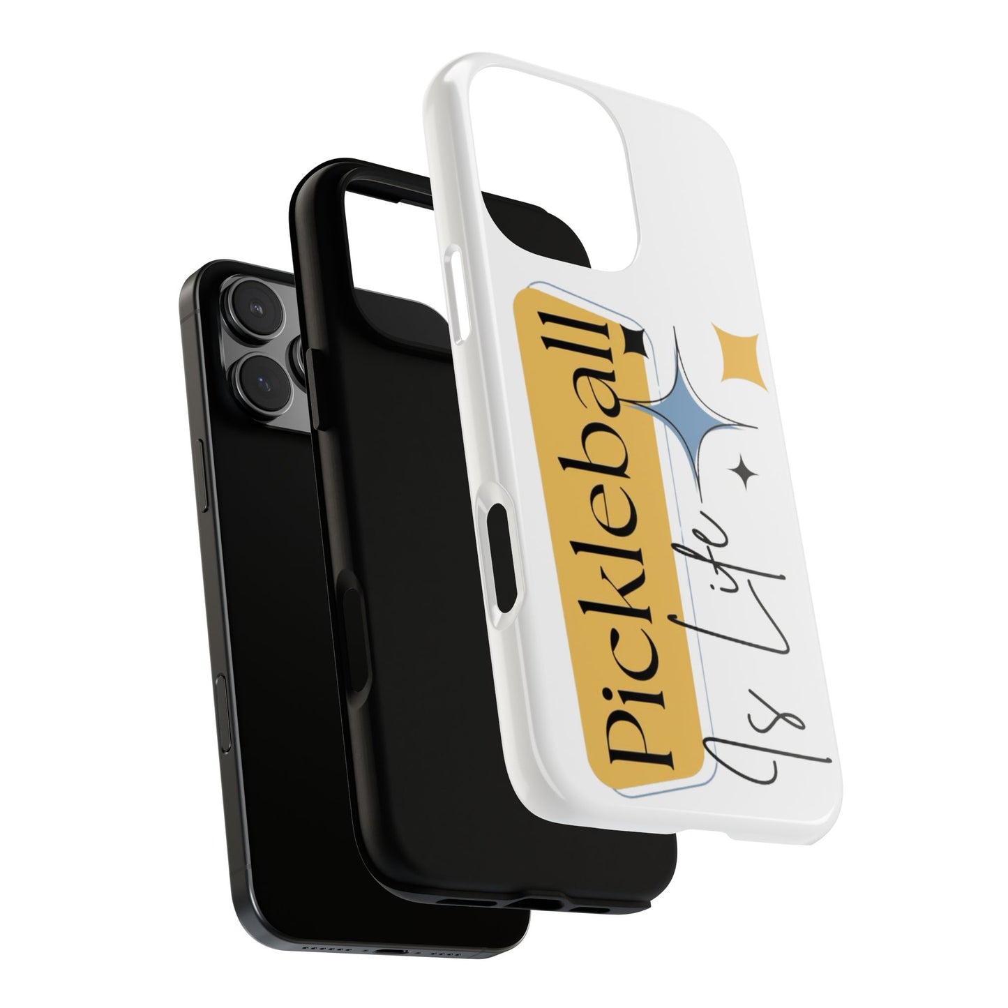 "Pickleball is Life" iPhone 16 White Tough Case