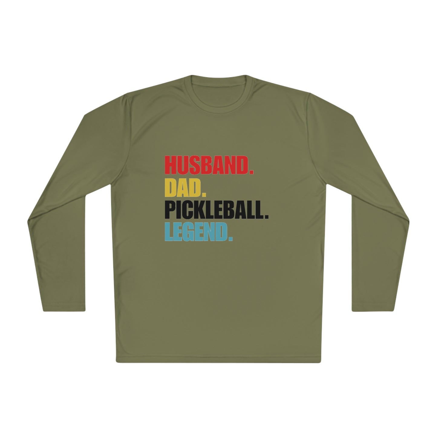 "Husband. Dad. Pickleball Legend" Long Sleeve Tee | 15 Colors