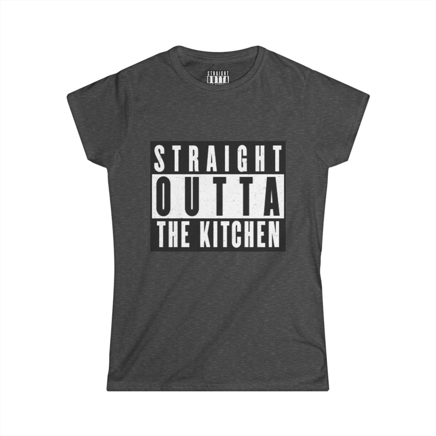 "Straight Outta The Kitchen" Pickleball Women's Softstyle Tee – Super Soft, Lightweight, Athletic Fit