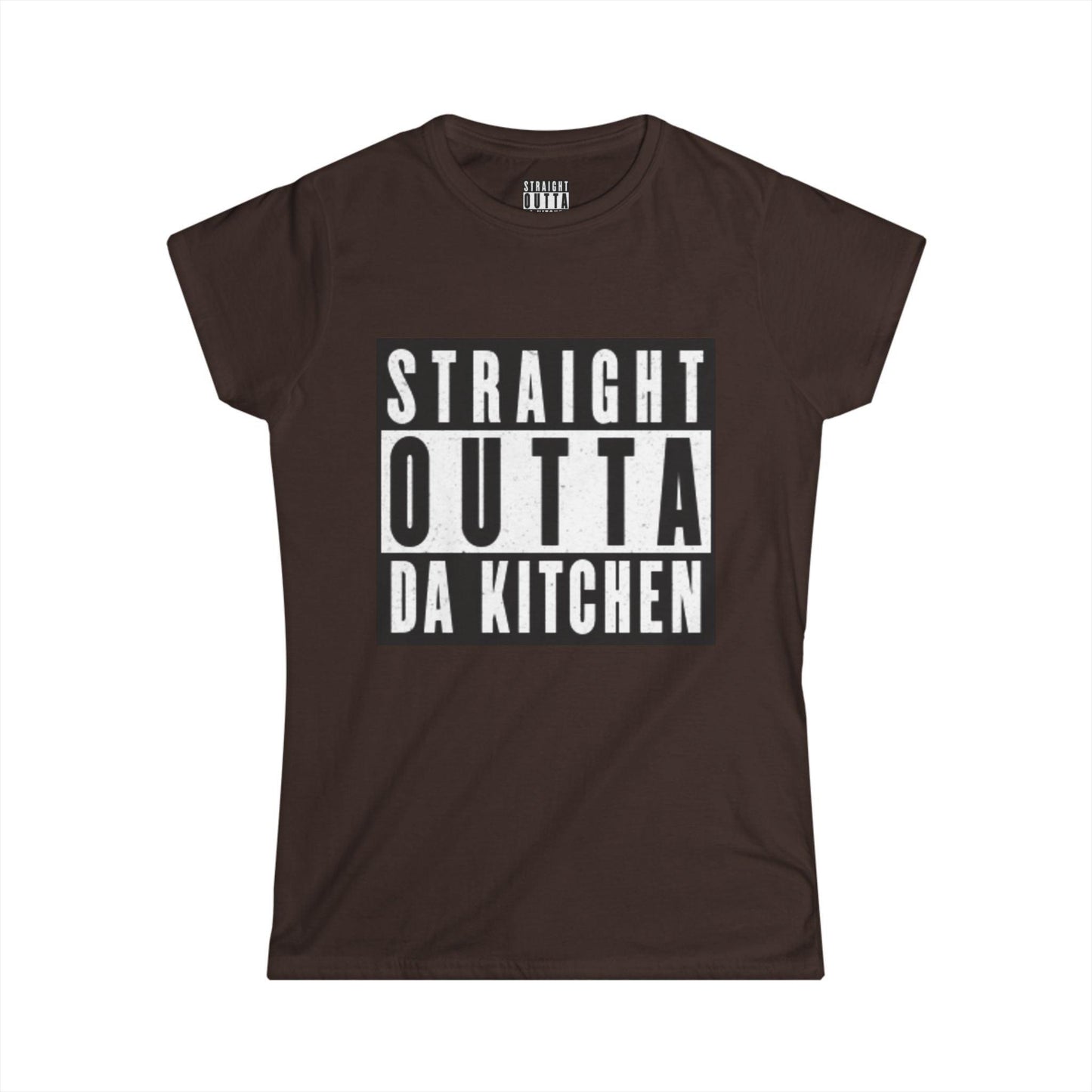 "Straight Outta Da Kitchen" Pickleball Women's Softstyle Tee – Super Soft, Lightweight, Athletic Fit