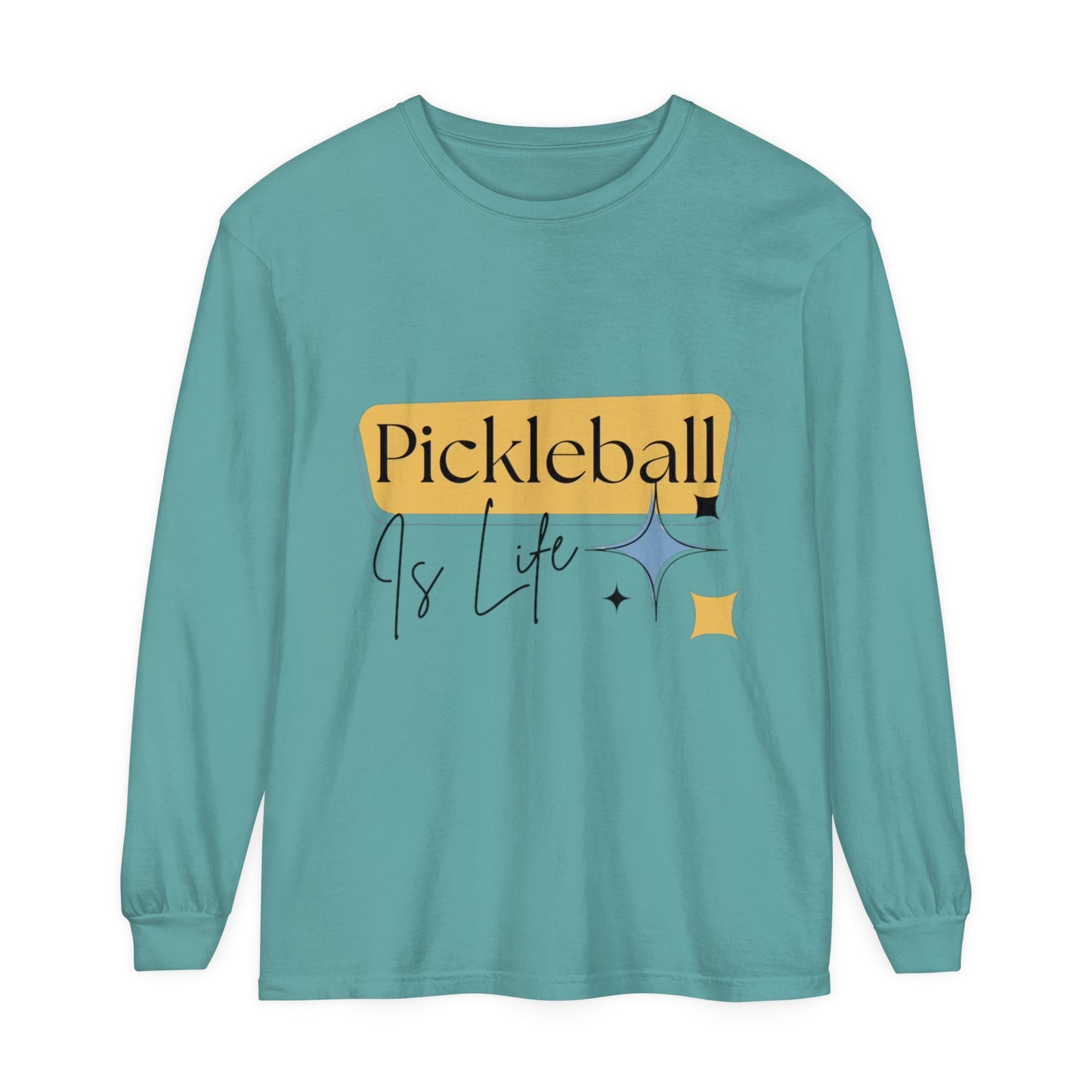 "Pickleball is Life" Long Sleeve T-Shirt | 20 Colors | S to 3XL