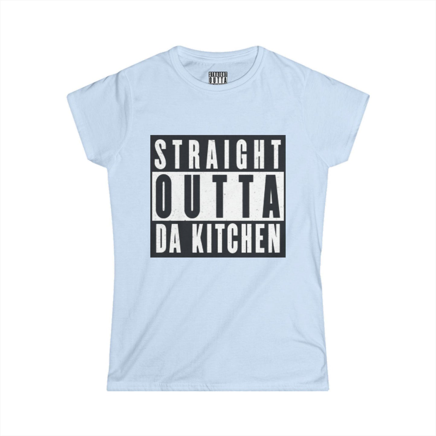 "Straight Outta Da Kitchen" Pickleball Women's Softstyle Tee – Super Soft, Lightweight, Athletic Fit