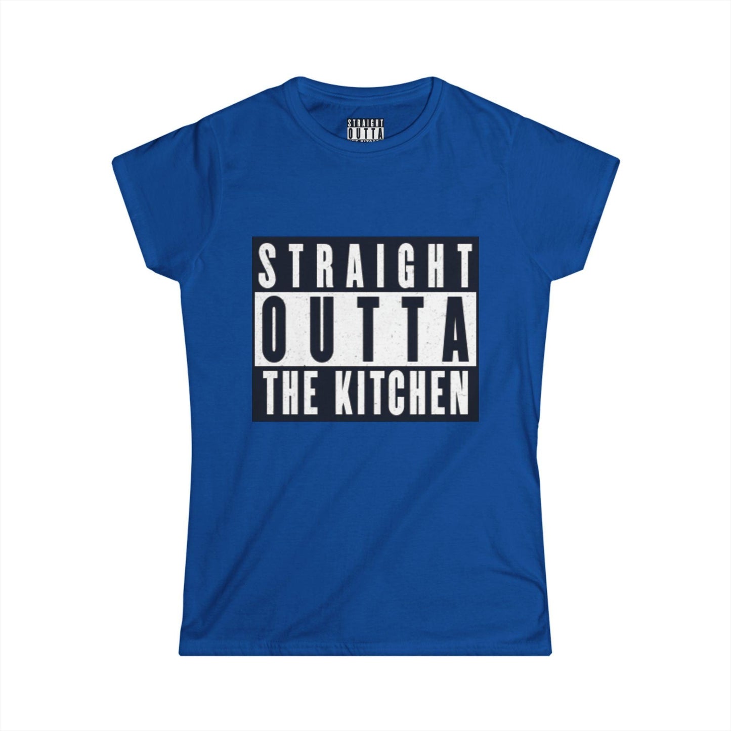 "Straight Outta The Kitchen" Pickleball Women's Softstyle Tee – Super Soft, Lightweight, Athletic Fit