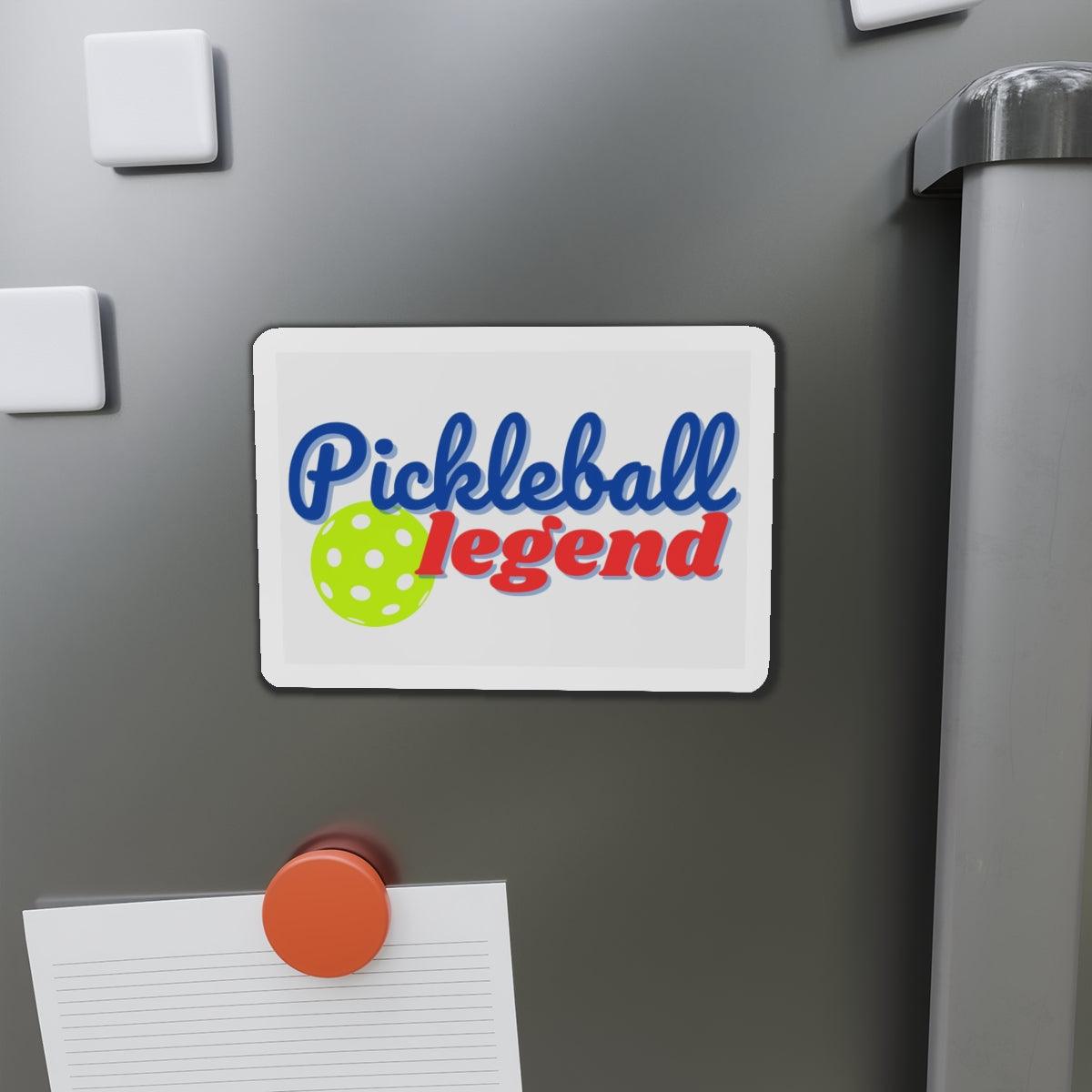 "Pickleball Legend" Die-Cut Pickleball Magnets - Durable & Flexible Made with Vinyl - 5 Sizes Available