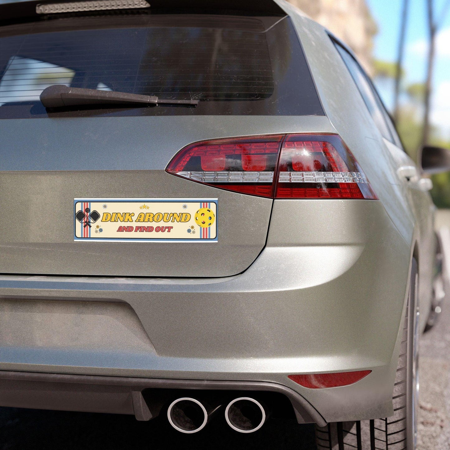 "Dink Around and Find Out" Pickleball Car Magnets | 10" x 3"