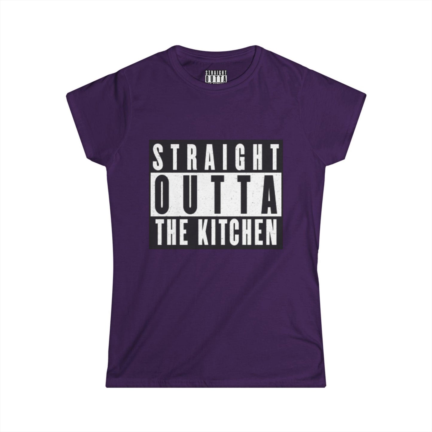"Straight Outta The Kitchen" Pickleball Women's Softstyle Tee – Super Soft, Lightweight, Athletic Fit