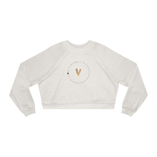 "I Love Pickleball" Women's Cropped Sweatshirt | 2 Colors