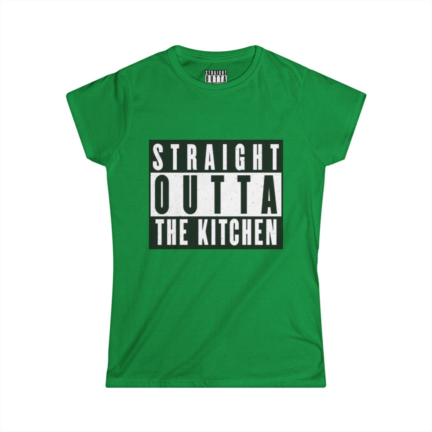 "Straight Outta The Kitchen" Pickleball Women's Softstyle Tee – Super Soft, Lightweight, Athletic Fit