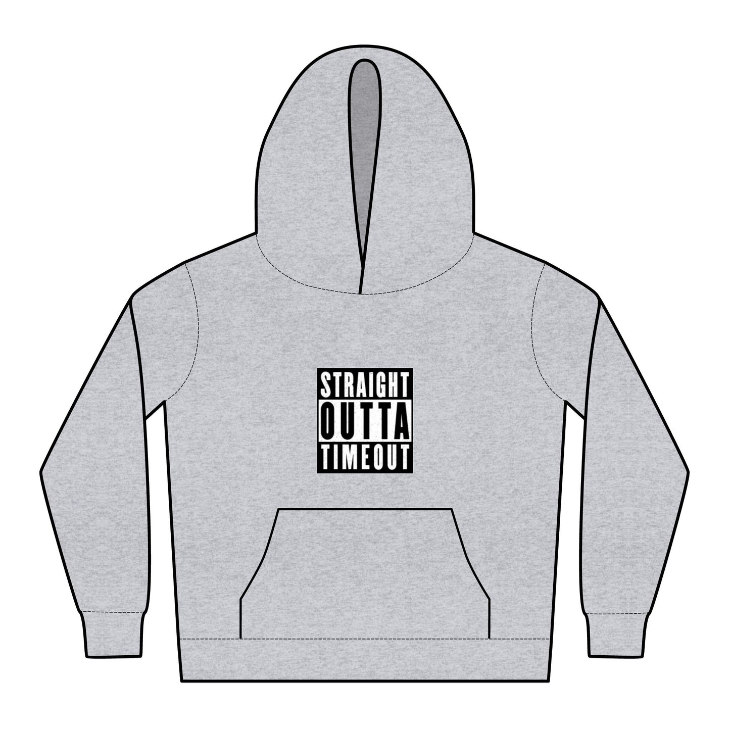 Straight Outta Timeout Kid’s Hoodie