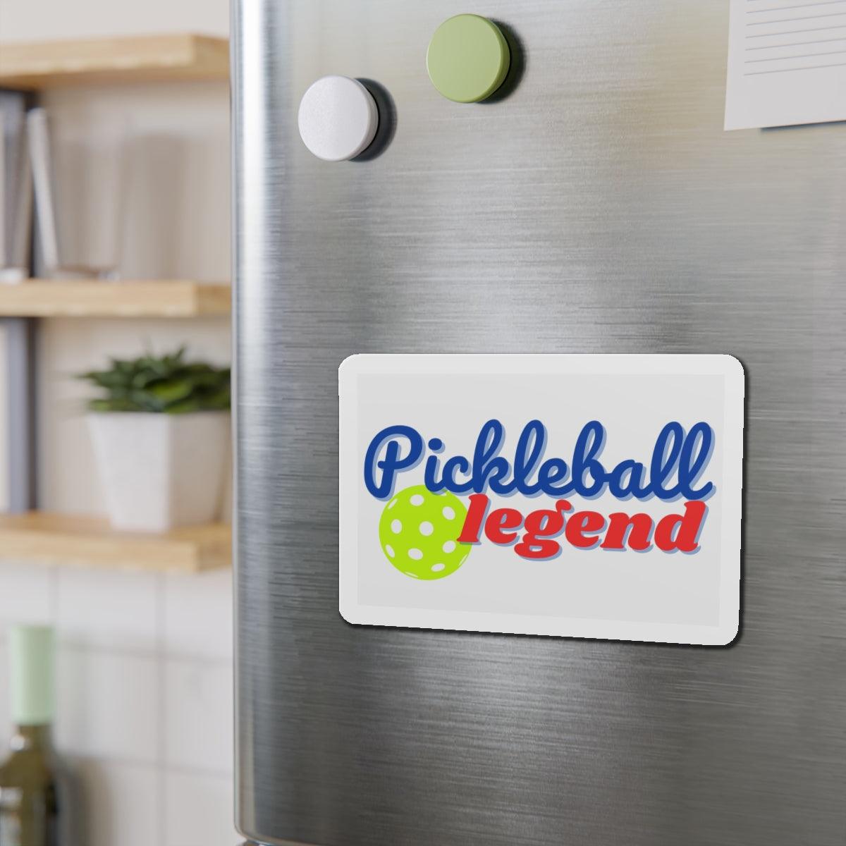 "Pickleball Legend" Die-Cut Pickleball Magnets - Durable & Flexible Made with Vinyl - 5 Sizes Available