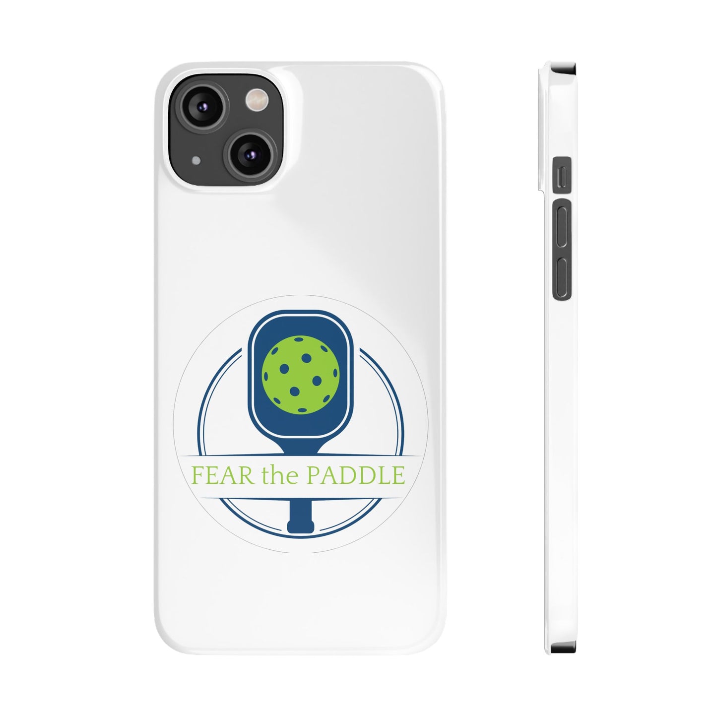 "Fear the Paddle" Slim Phone Case | White | Fits iPhone 15 and iPhone 14 Models