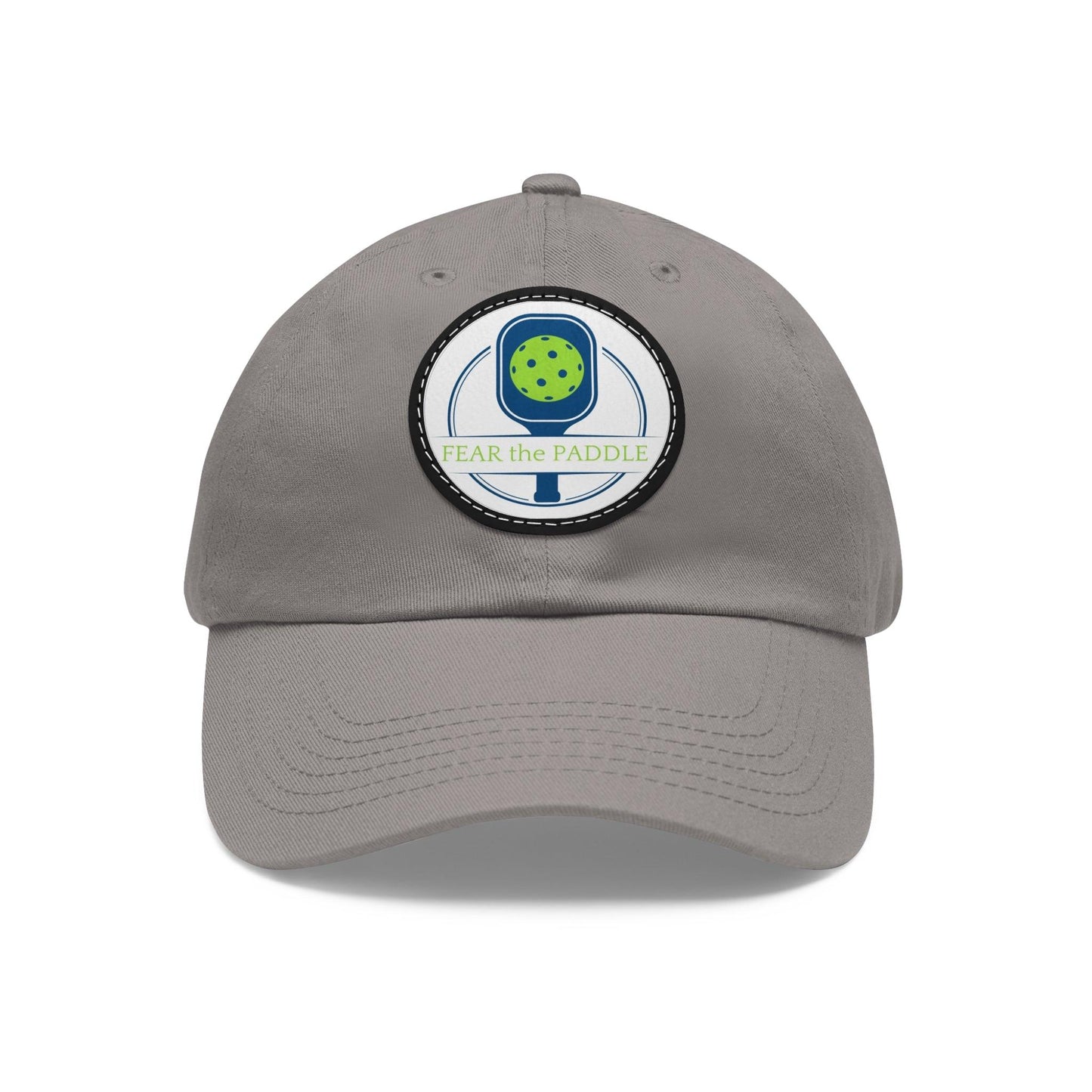 "Fear the Paddle" Pickleball Dad Hat with Round Leather Patch