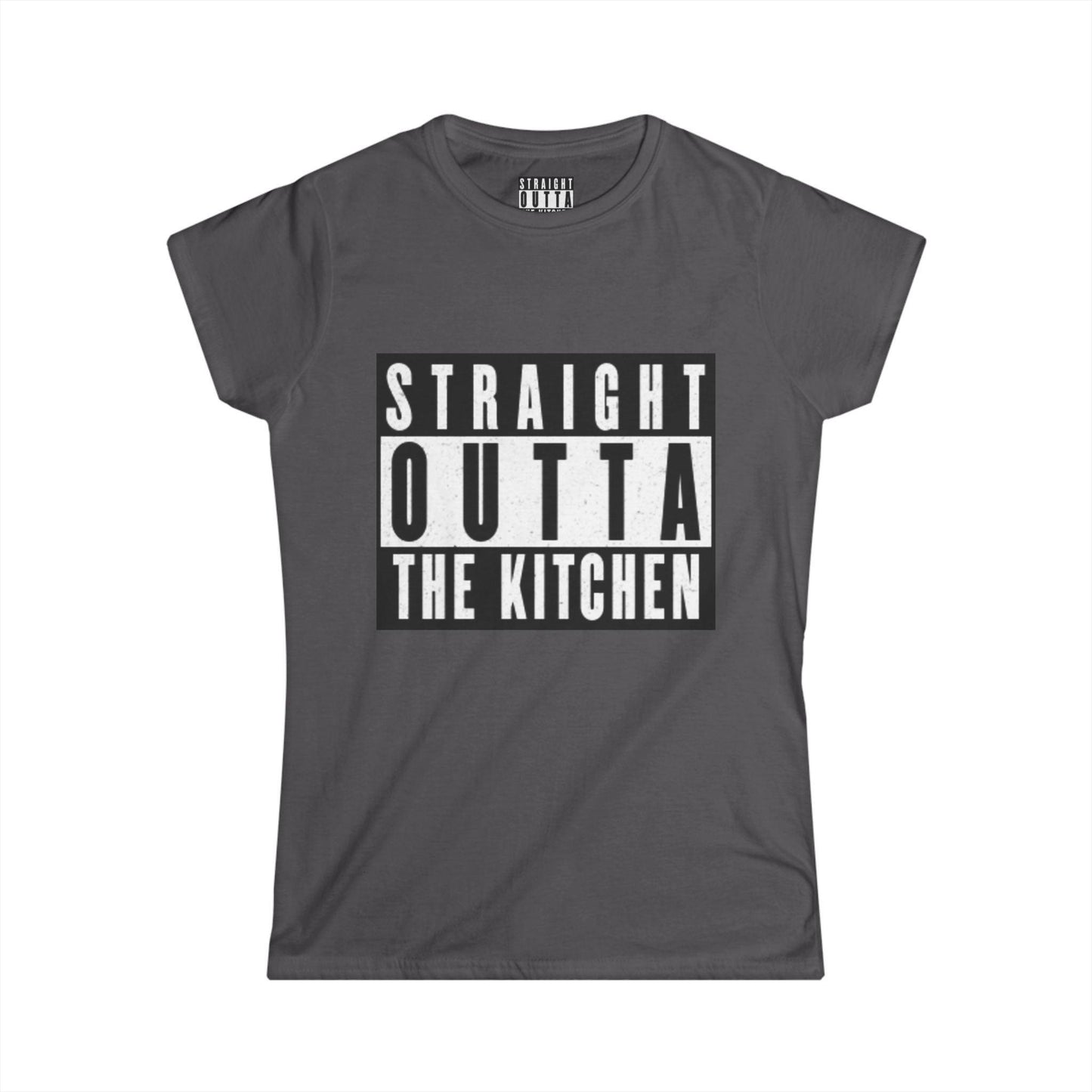 "Straight Outta The Kitchen" Pickleball Women's Softstyle Tee – Super Soft, Lightweight, Athletic Fit