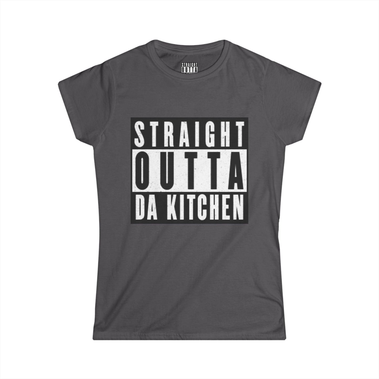"Straight Outta Da Kitchen" Pickleball Women's Softstyle Tee – Super Soft, Lightweight, Athletic Fit
